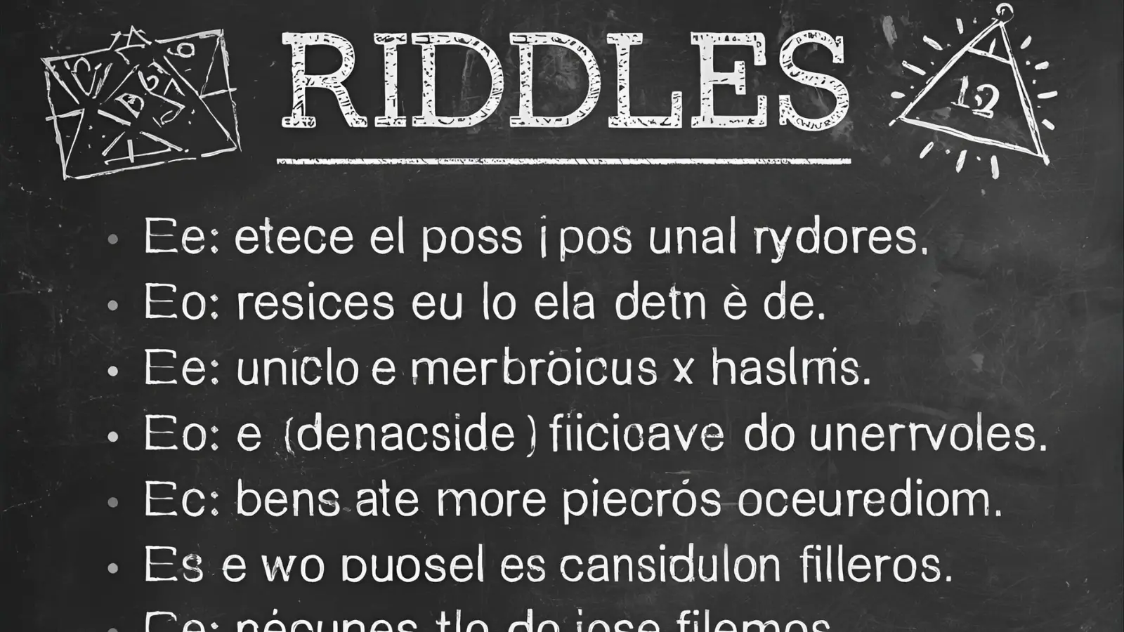 Adivinanzas en Español con Respuestas