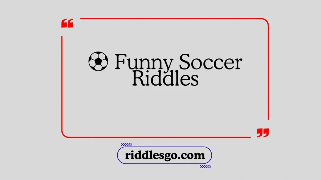 Football Riddles About Players