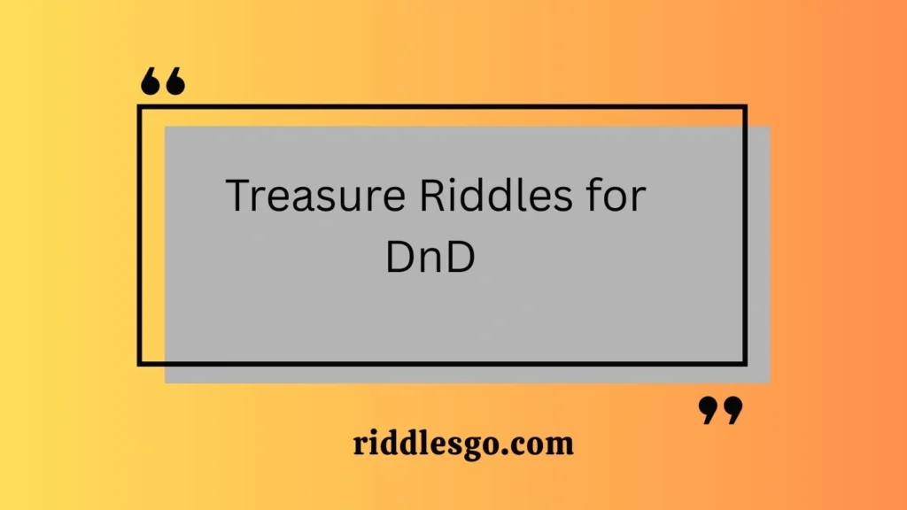 Treasure Riddles for DnD
