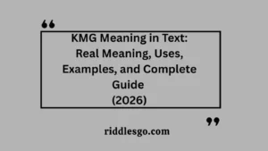 KMG Meaning in Text: Real Meaning, Uses, Examples, and Complete Guide (2026)